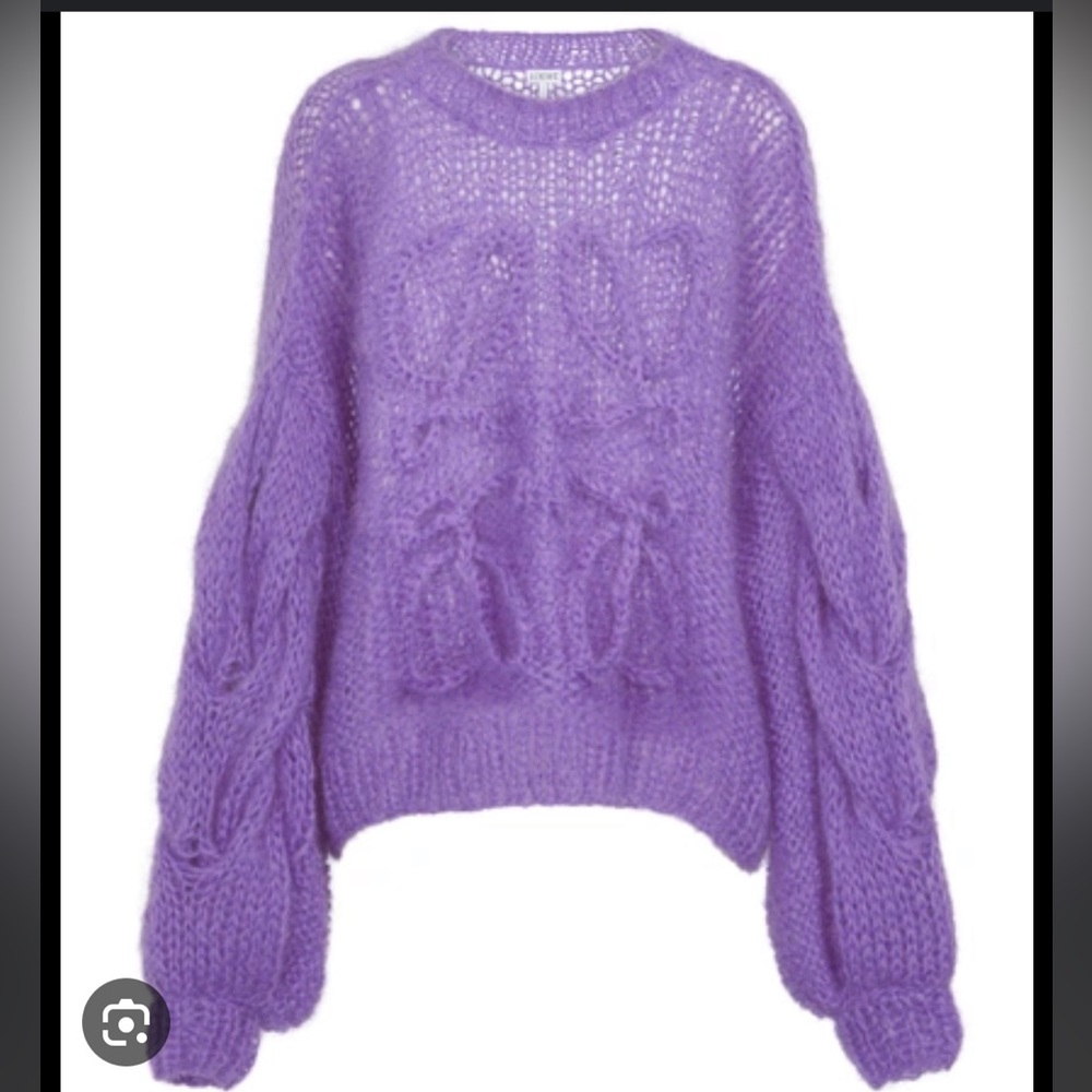 LOEWE Anagram Sweater in Parma Violet